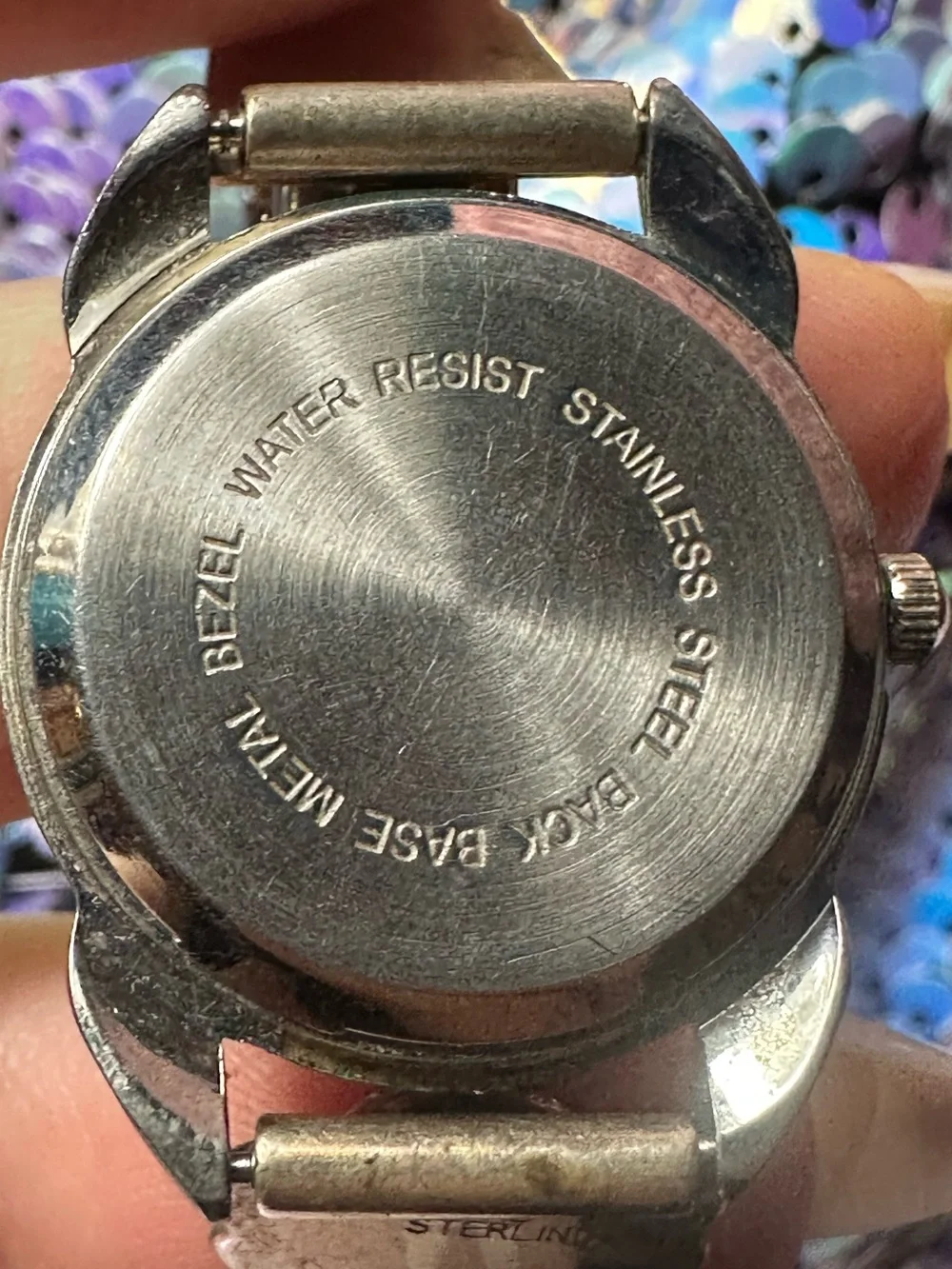 Running Bear Trading Co. • Vintage Sterling Turquoise & Coral Watch